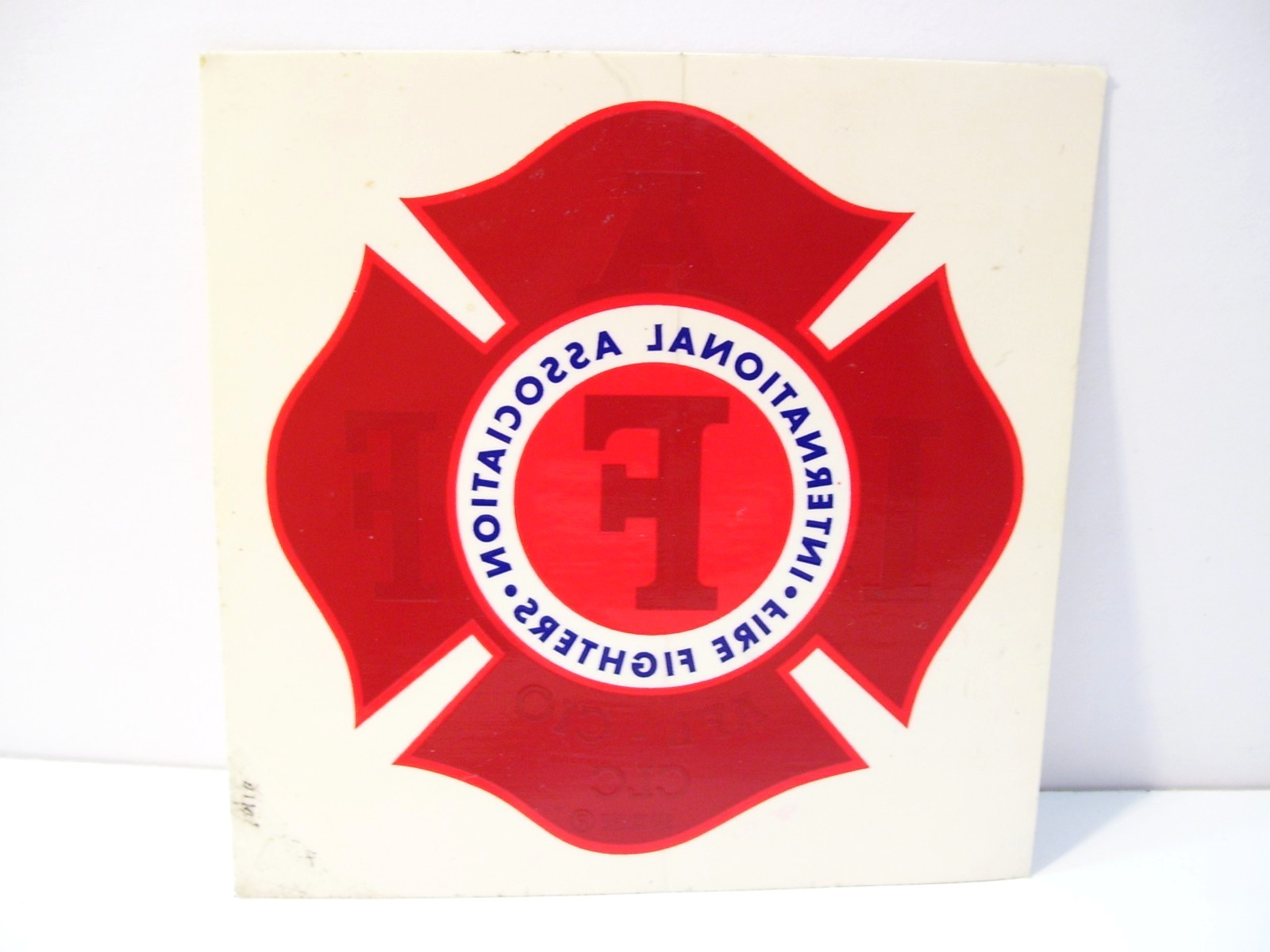 International Association of Fire Fighters Window Sticker