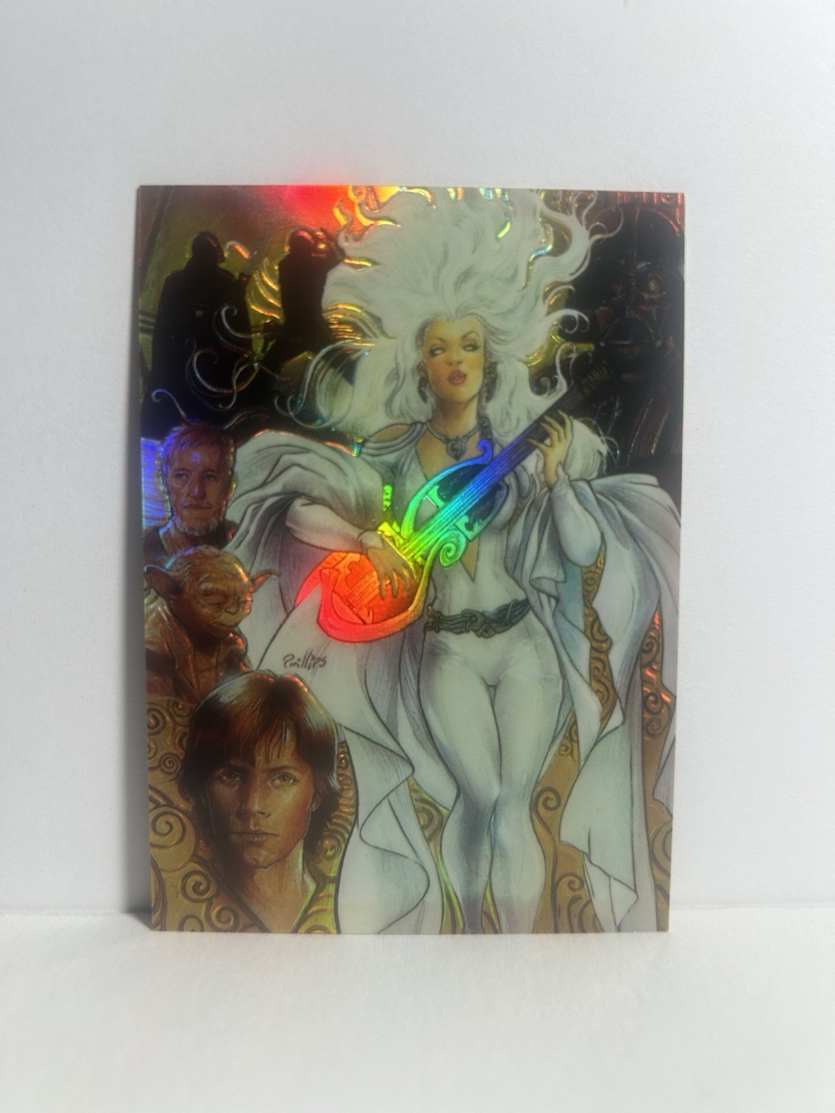1996 Topps Finest Star Wars - GOLD Refractor SSP Tionne #45 