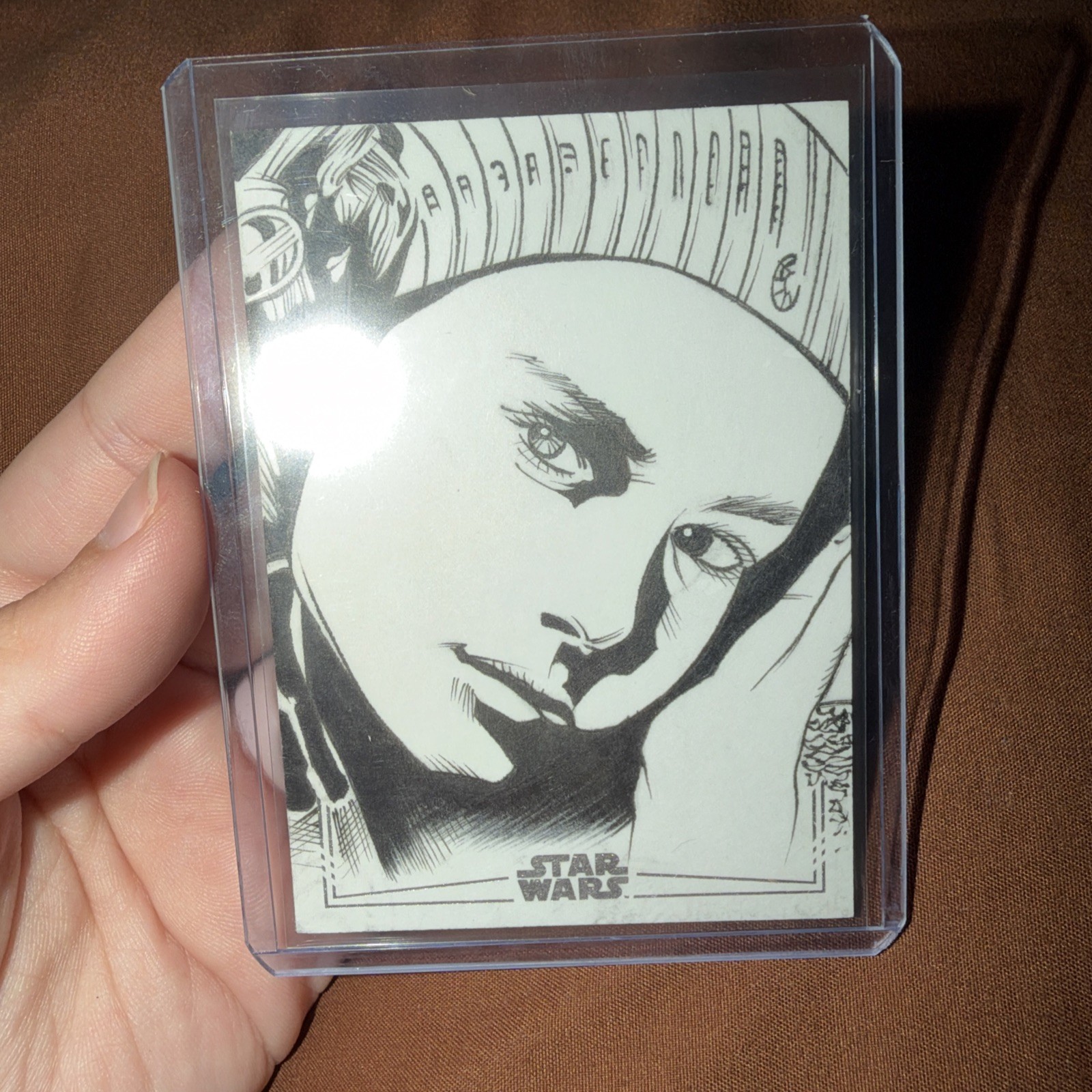 2026 Topps Chrome Star Wars Padme Amidala Sketch Card 1/1 Illustrated By Siphon