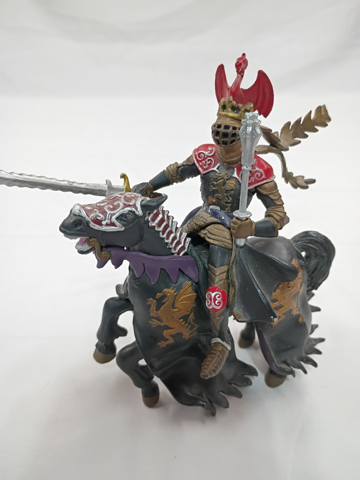 PAPO, BLACK MOUNTED, FIGHTING DRAGON KNIGHT 2004