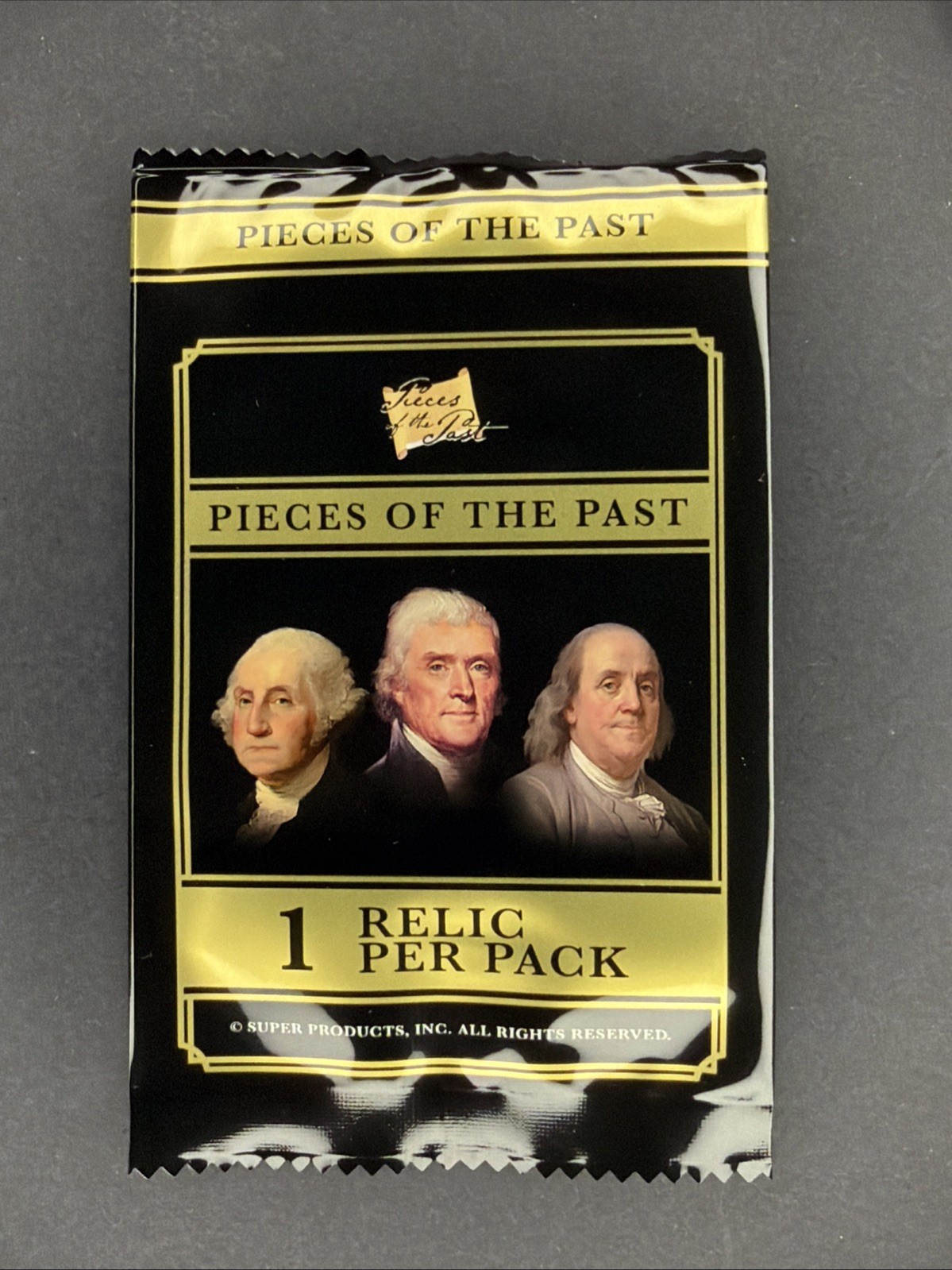 Super Products Pieces of the Past 8 Year Ed. Series 2- 1 Relic Per Pack.