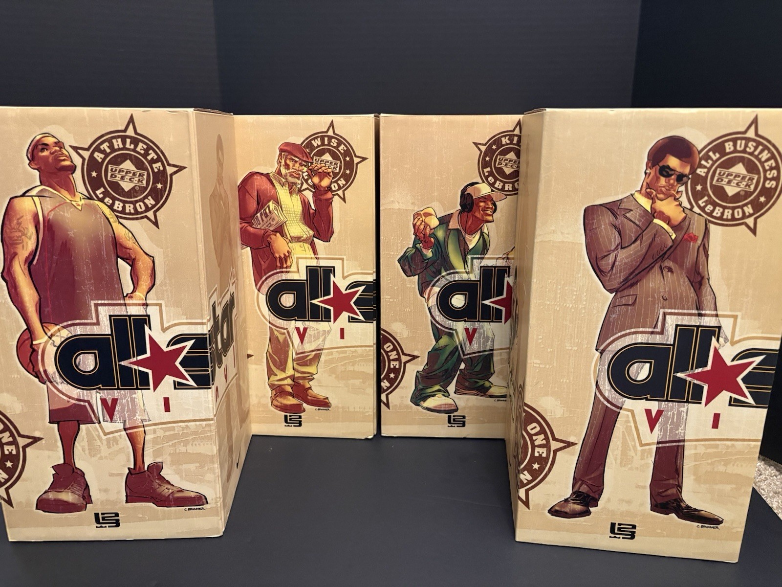 2006 Upper Deck All Star Vinyl Figures Chosen One Case Set of 4 LeBron James