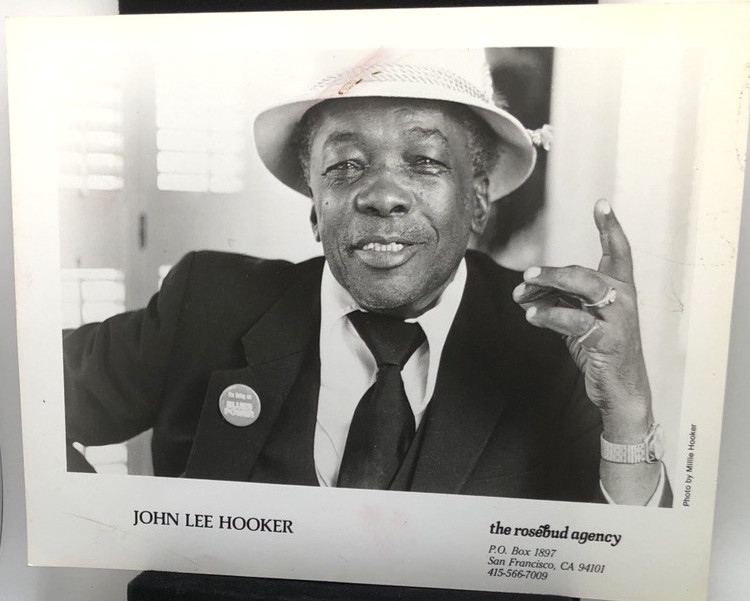 1988 Press Photo John Lee Hooker, Recording Artist