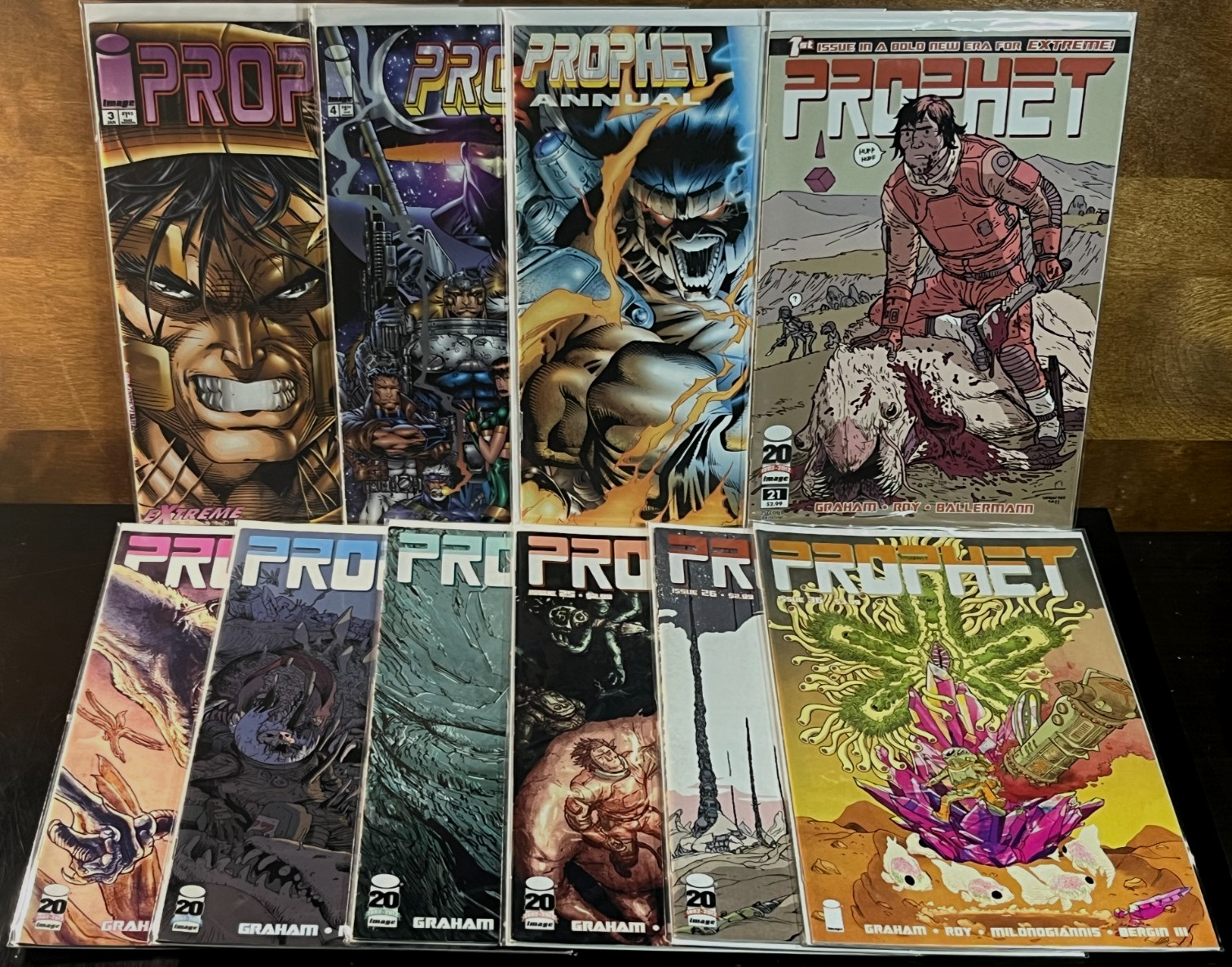 Image Comic Lot PROPHET 3 4 21 22 23 24 25 26 36 lot set run 2012 1993 Graham 1