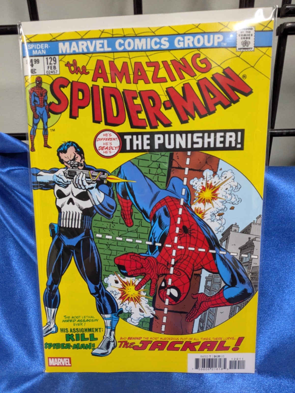 Amazing Spider-Man #129 1st Punisher Jackal Facsimile Marvel Comics 07/08/26