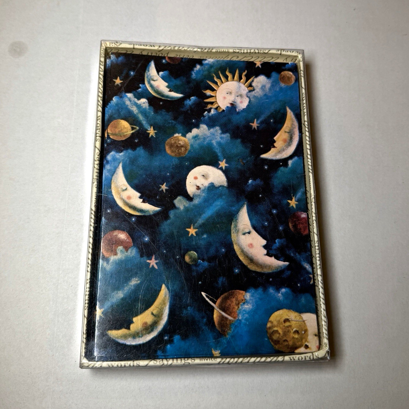 RARE SEALED Lot of 12 Cards- 1999 Vintage Stephen Mackey Celestial Note Cards