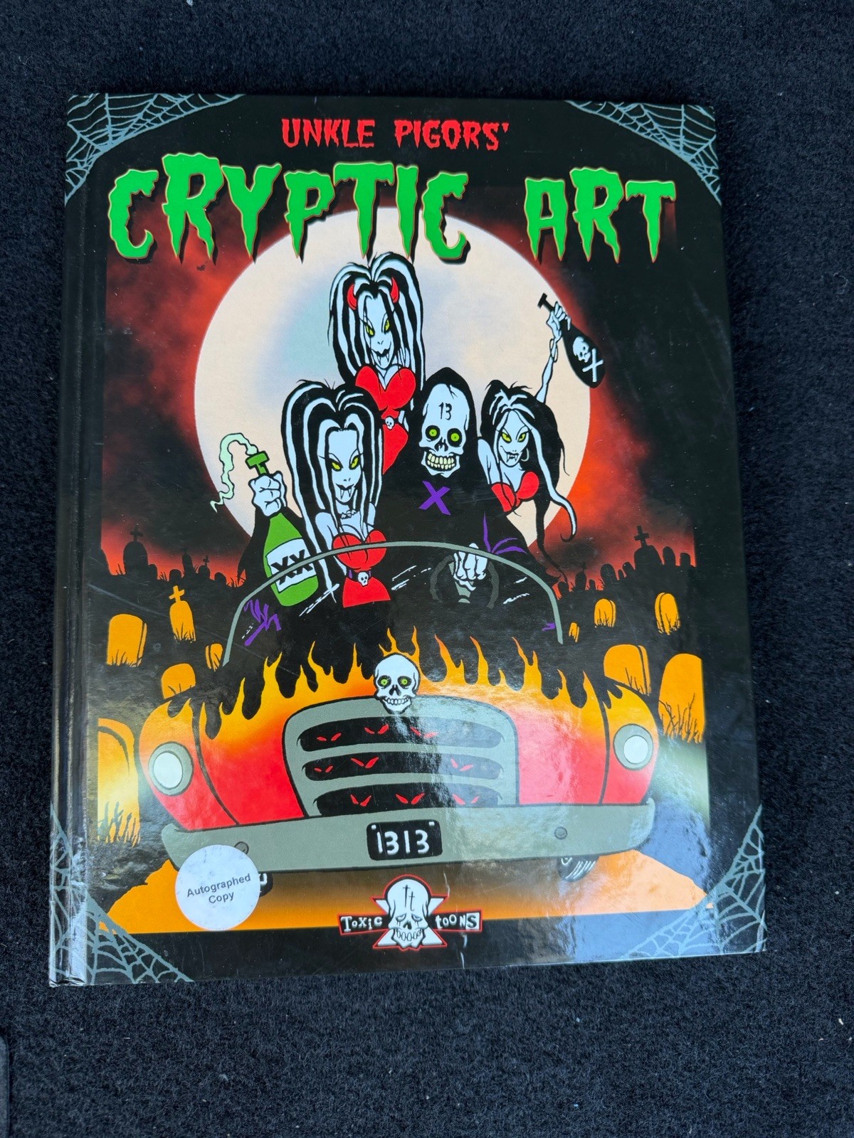 Unkle Pigors Cryptic Art Eric Pigors 2008 1st Ed Signed HC Baby Tattoo