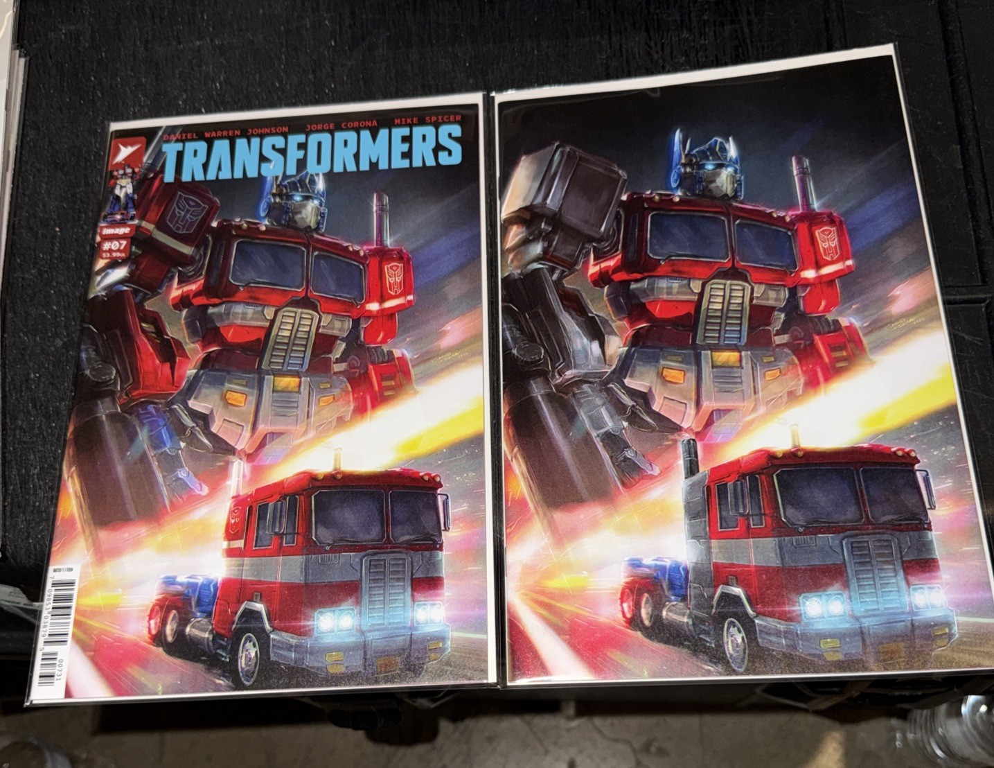 TRANSFORMERS #7 NM DA SILVA TRADE & VIRGIN VARIANT SET 2024