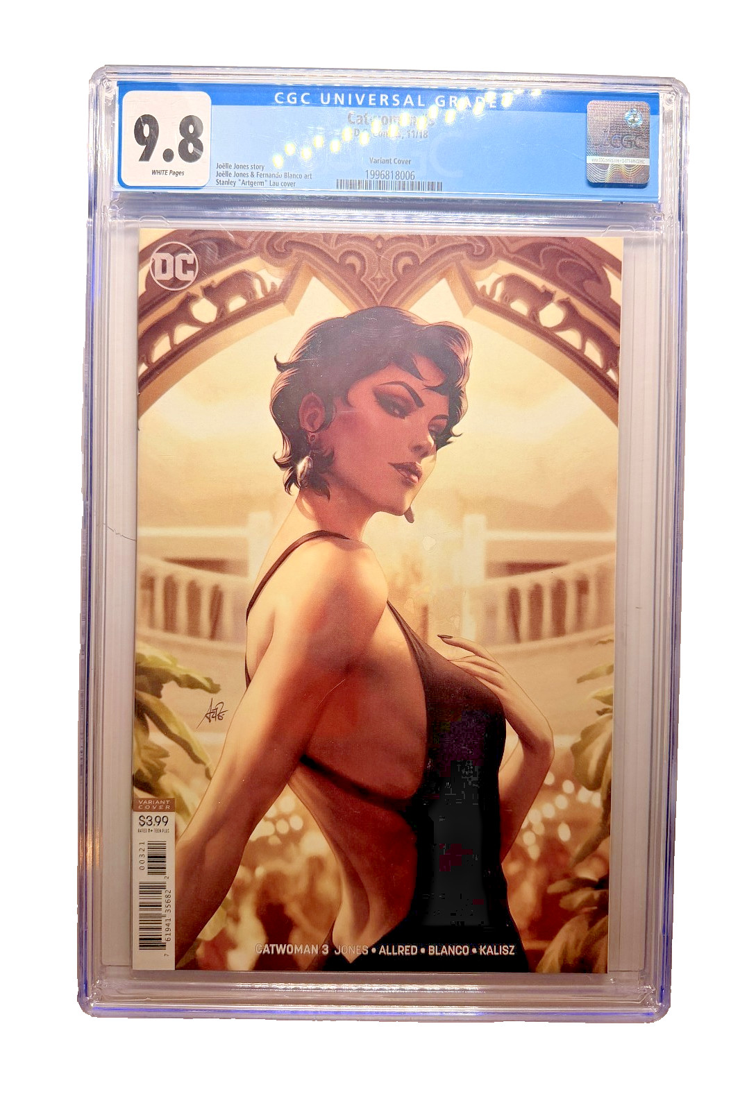 Catwoman #3 (DC Comics 2018) Artgerm Variant CGC 9.8