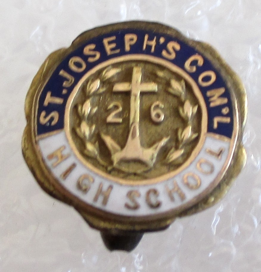 Antique St. Joseph's Commercial High School - Class of 1926 Pin - Brooklyn, NY