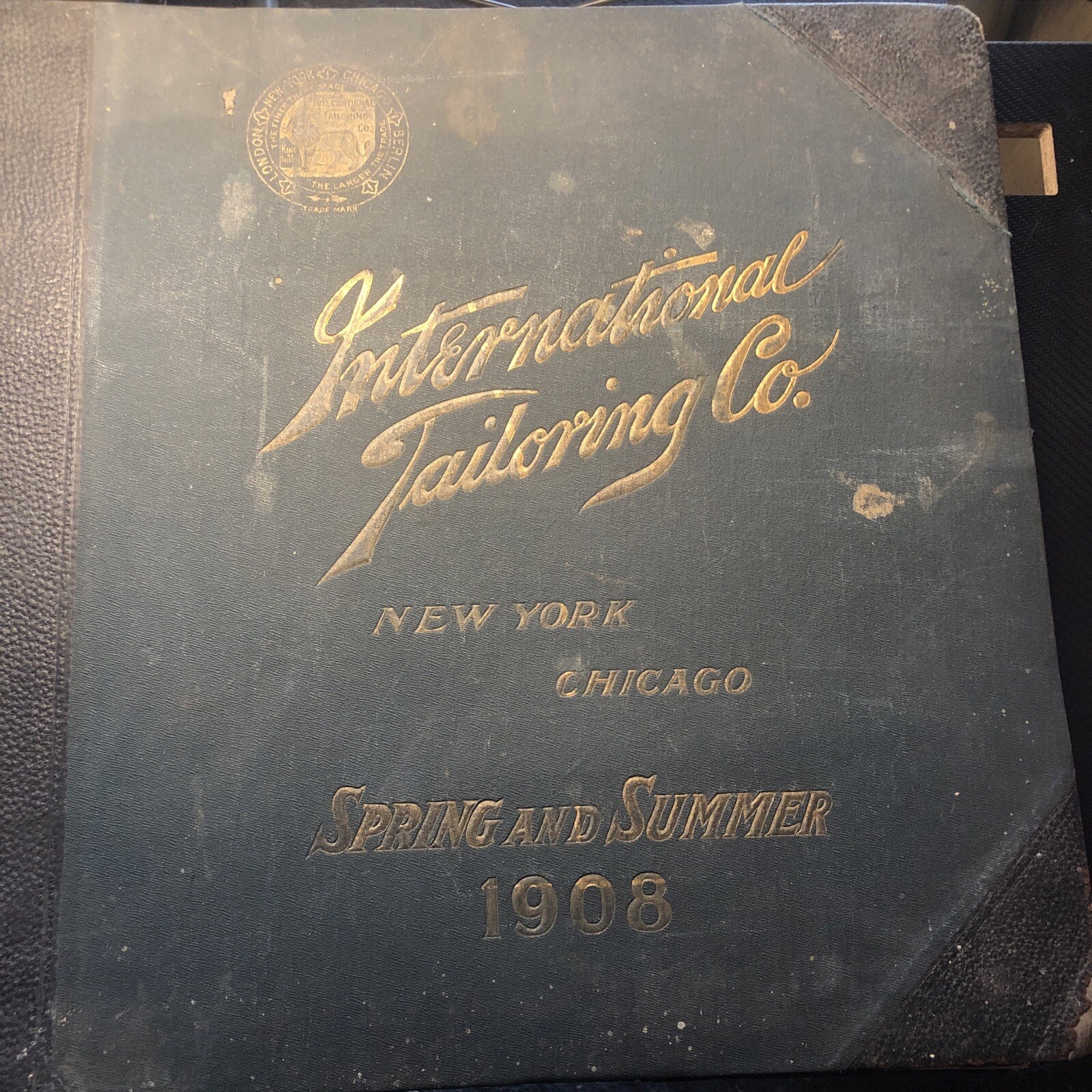 1908-1920s  International Tailoring Co. Scrapbook Animals, Ads, People, Children