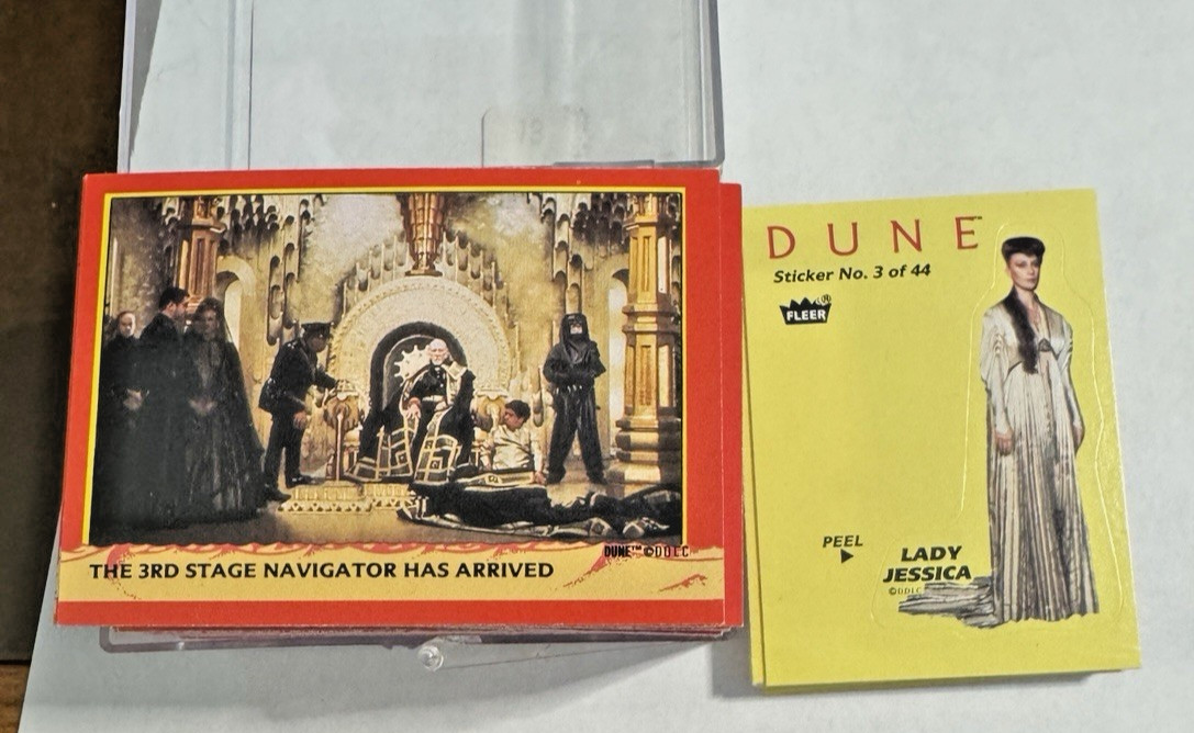 1984 Fleer DUNE Trading Card Complete Set (1-132) + 20 STICKERS