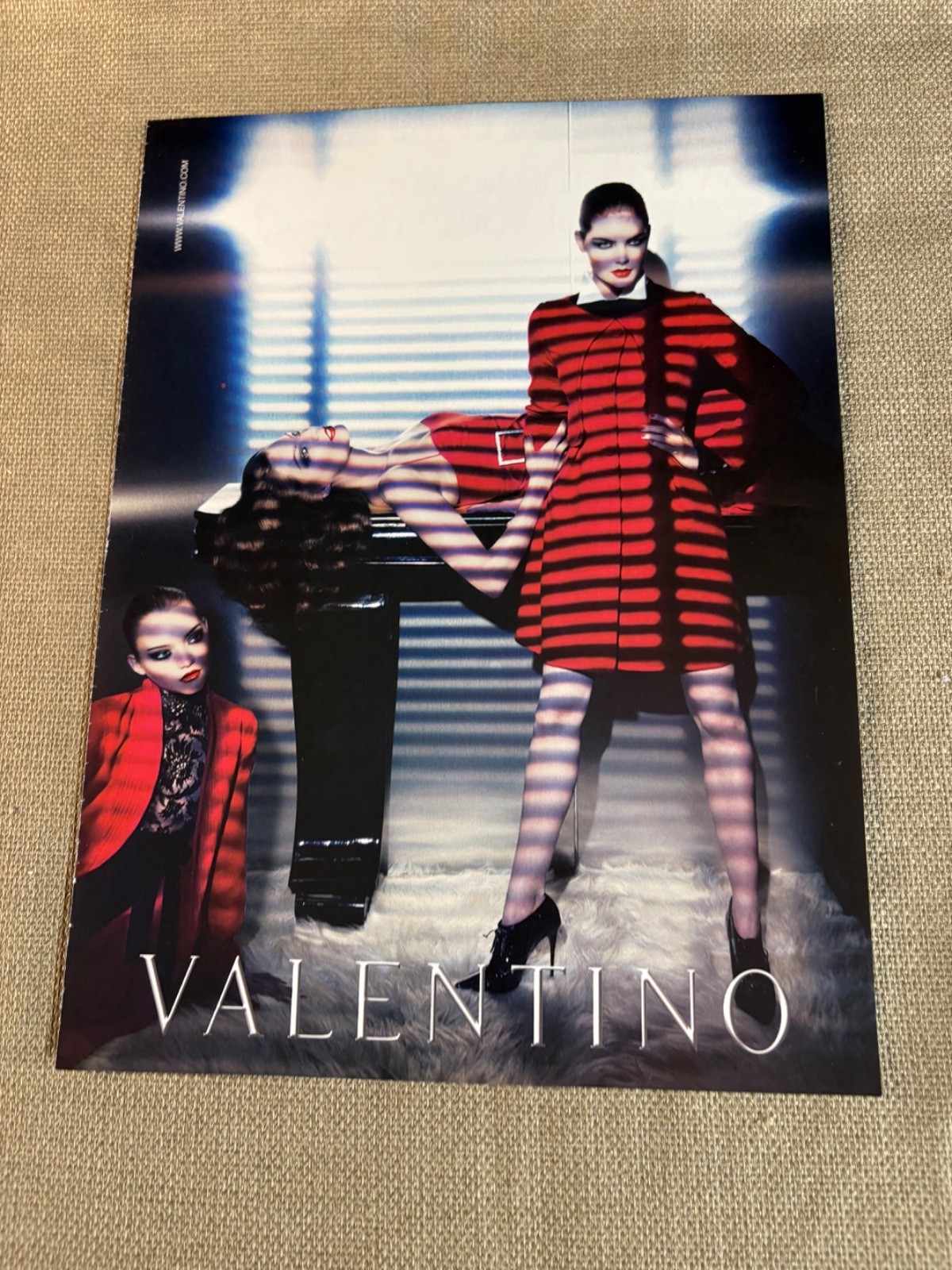 Valentino 2007 - 2008 4 page magazine advertisement print ads Couples