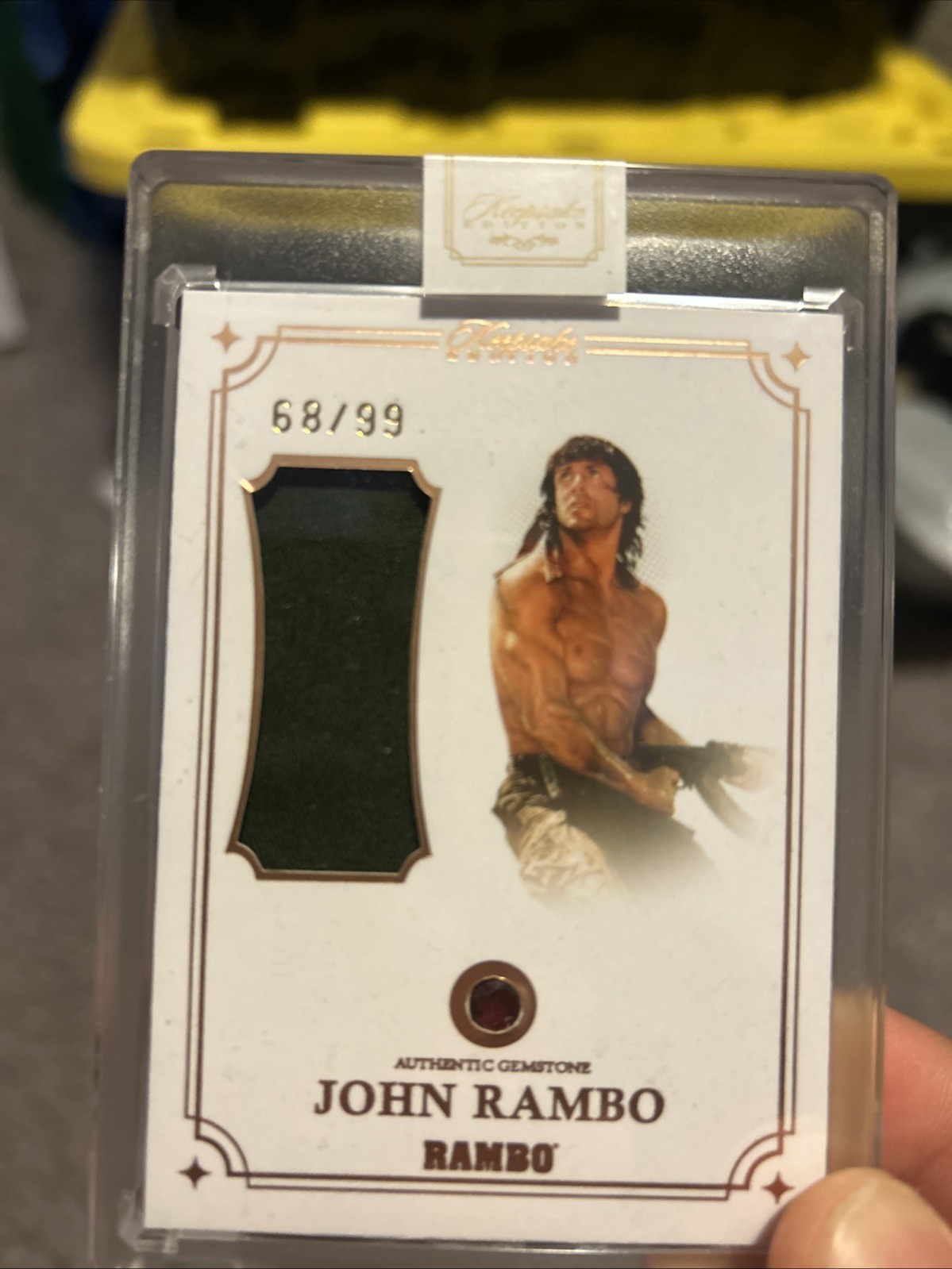 2024 rambo keepsake collection John Rambo Red Garnet