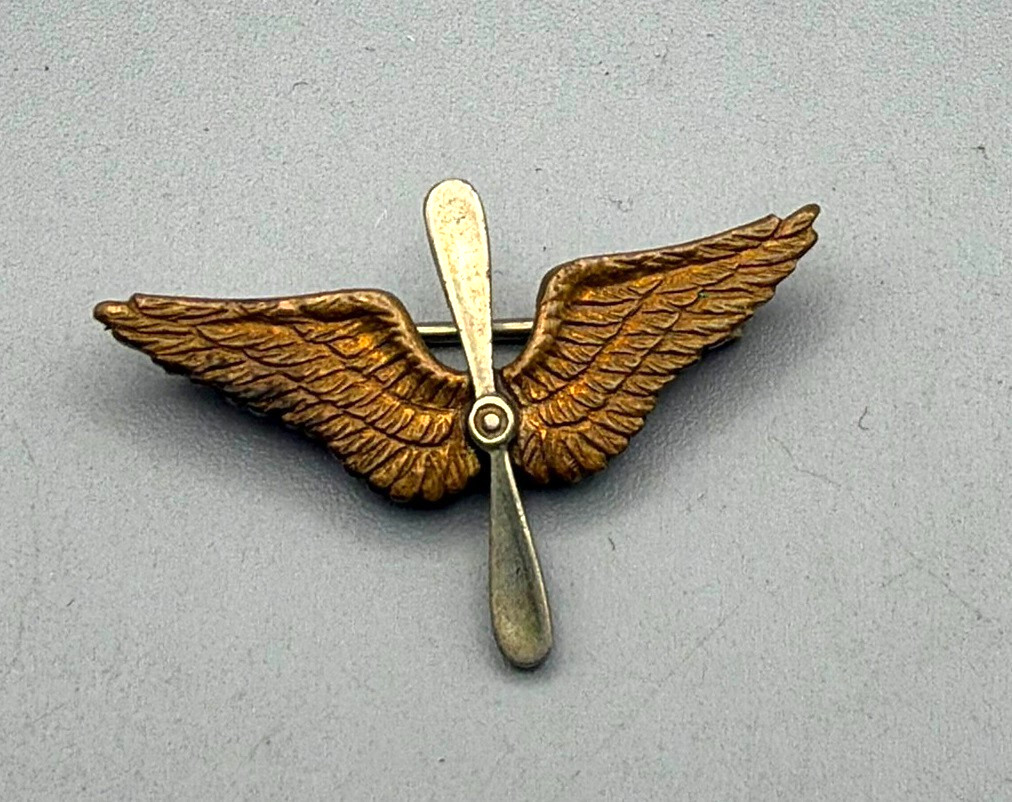 WWI Era Army Air Service Pilot Wings Insignia Pin