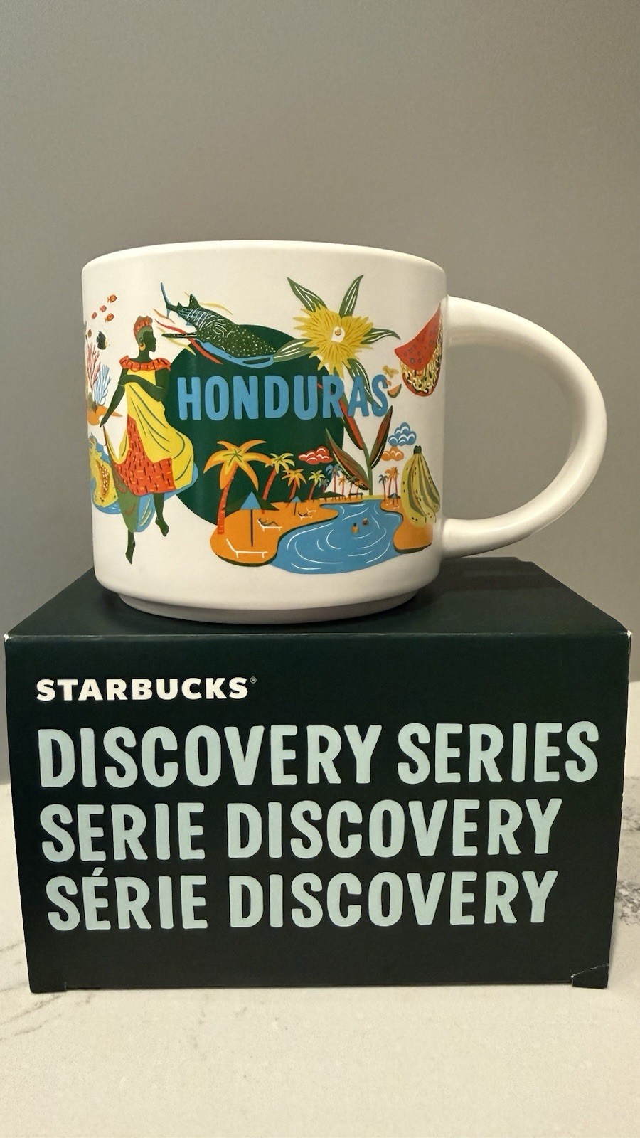 Starbucks Discovery Mug Honduras 14oz New In Box Hard To Find