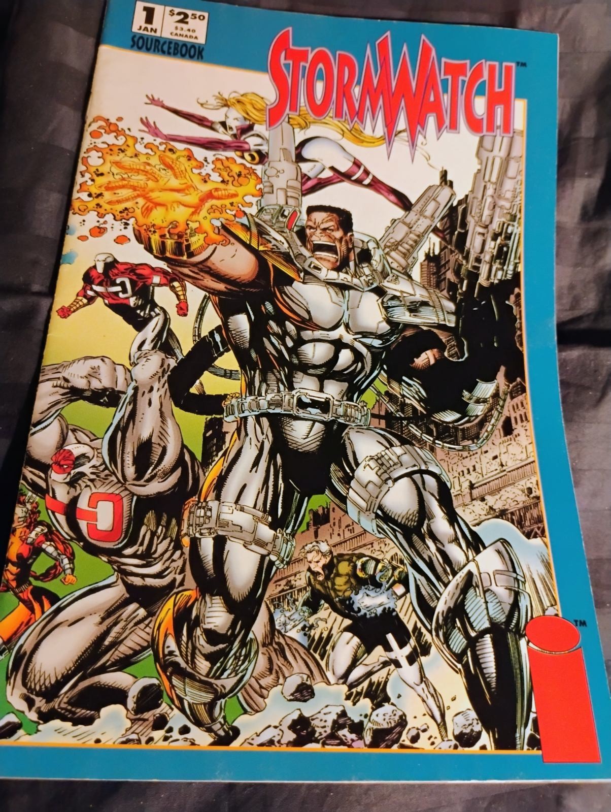 Stormwatch Number 1 Sourcebook Image Comics - VG - Next Day Shipping