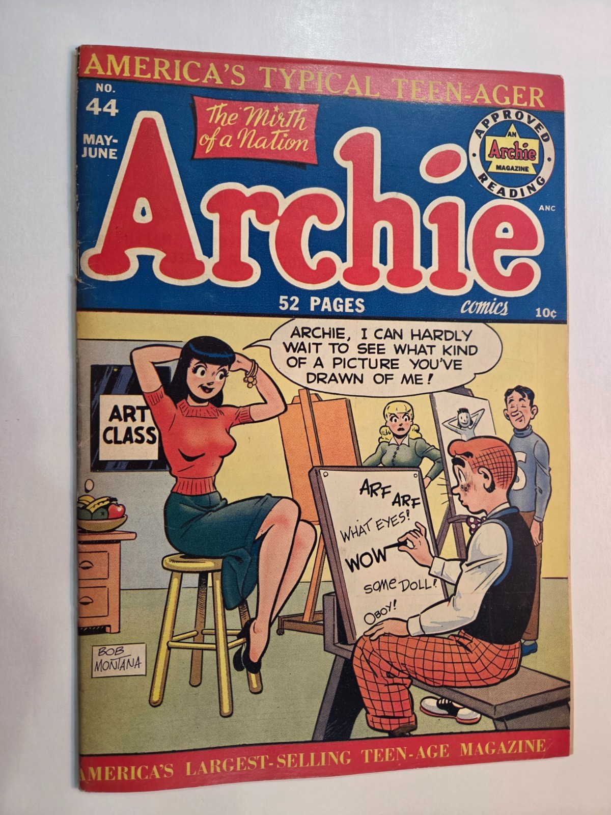 ARCHIE COMICS # 44 ARCHIE MLJ PUBL 1950 HG