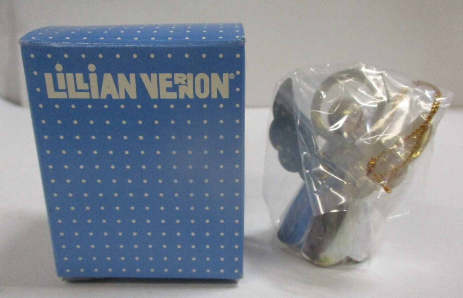 Vintage Brass Angel Ornament Christmas Lillian Vernon