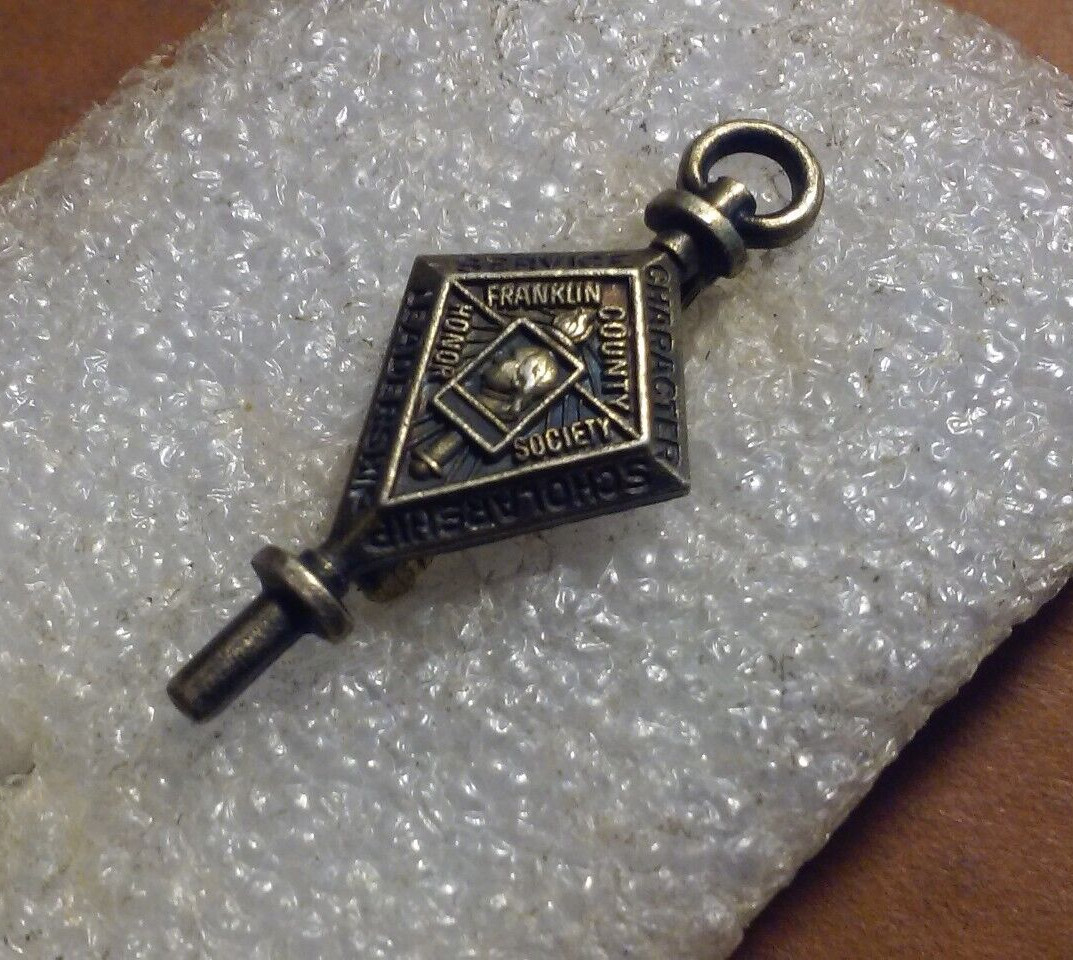 Franklin County Honor Society leadership scholarship service character lapel pin Franklin County Honor Society leadership scholarship service character lapel pin