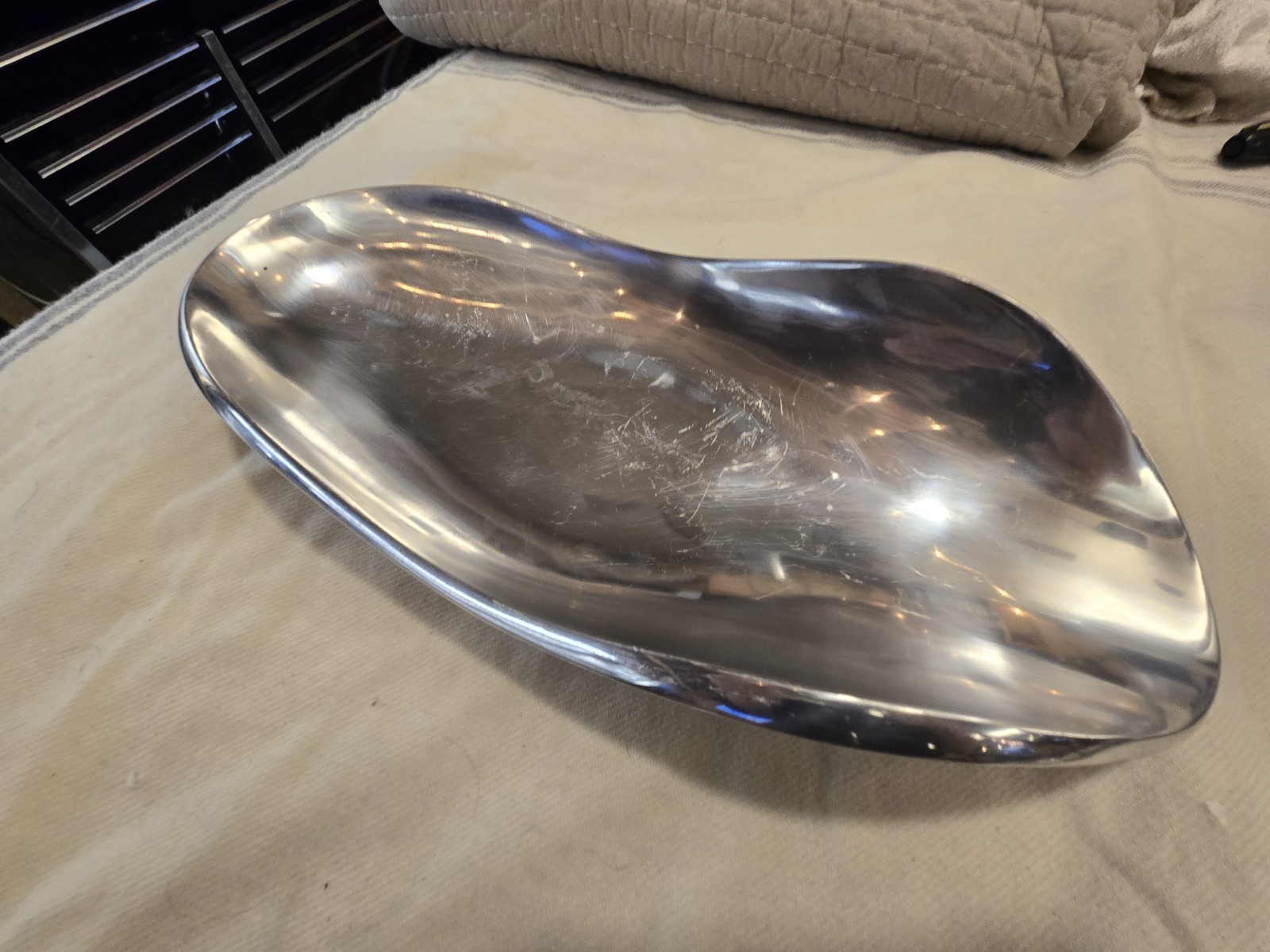 Nambe Service Bowl Steve Cozzolino Collection 2013 MT0620 Modern Style