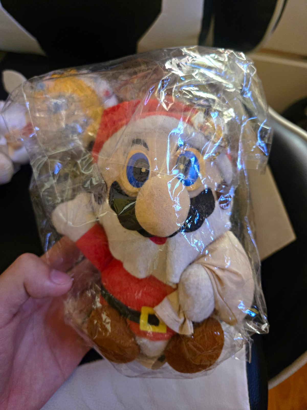 Banpresto Super Mario World Christmas Santa Mario Plush Japan Rare