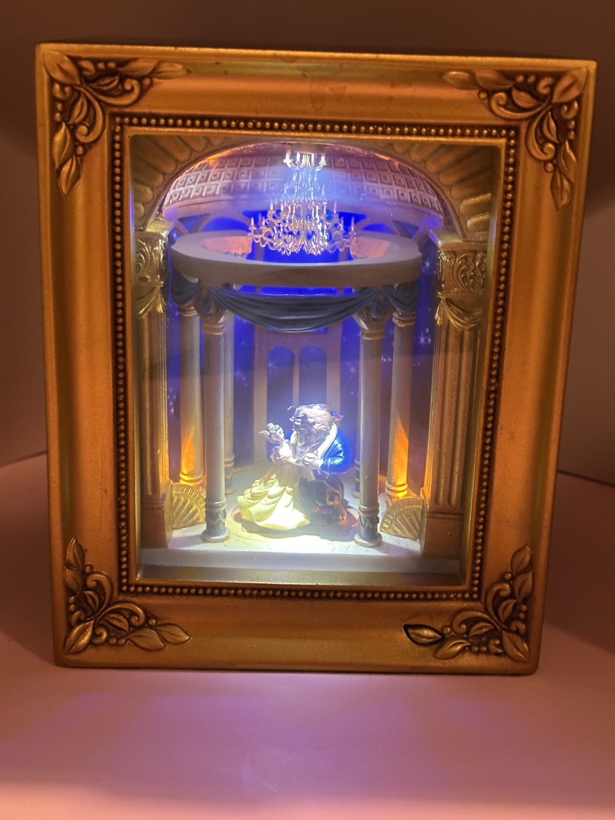 Disney Gallery Of Light Olszewski BEAUTY & THE BEAST Belle Dances with the Beast