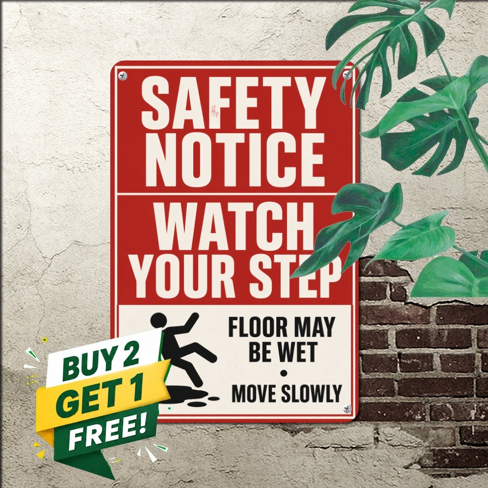 industrial safety warning poster red white horizontal band
