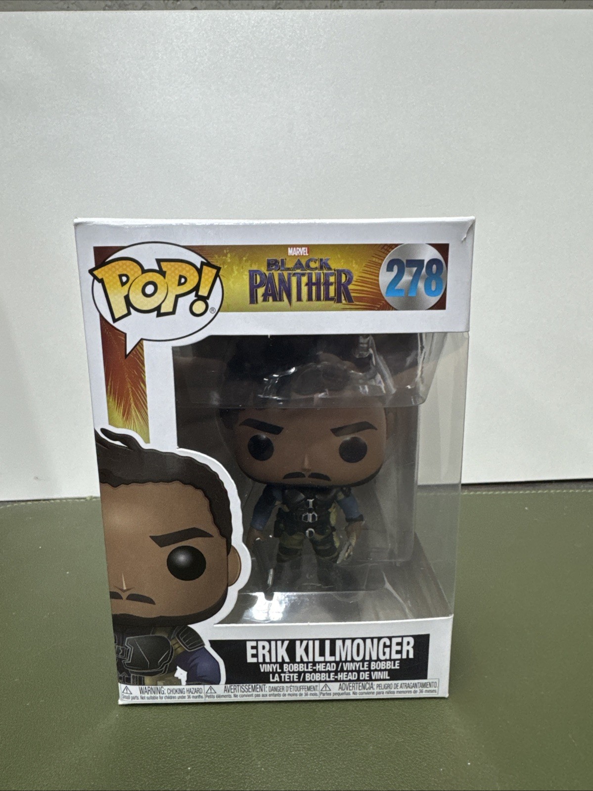 Funko Pop 278 Erik Killmonger Marvel Black Panther Vinyl Figure