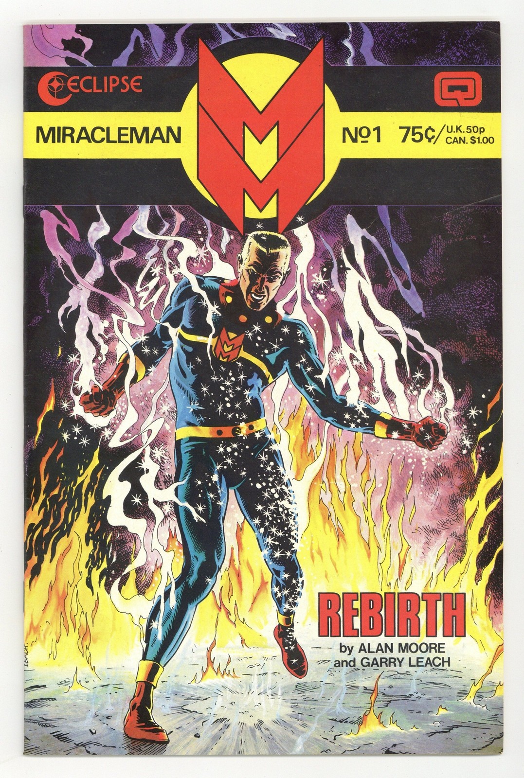 Miracleman 1B Blue Variant VF- 7.5 1985