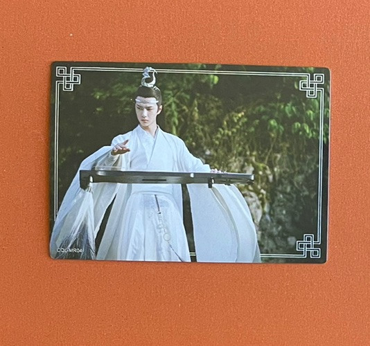 Genuine The Untamed Lan Wangji Zhan Photo Card Wang YiBo MDZS CQL-MR04