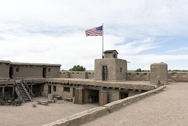 Bent's Old Fort La Junta Colorado 2015 Parapet Structures Fort Interior