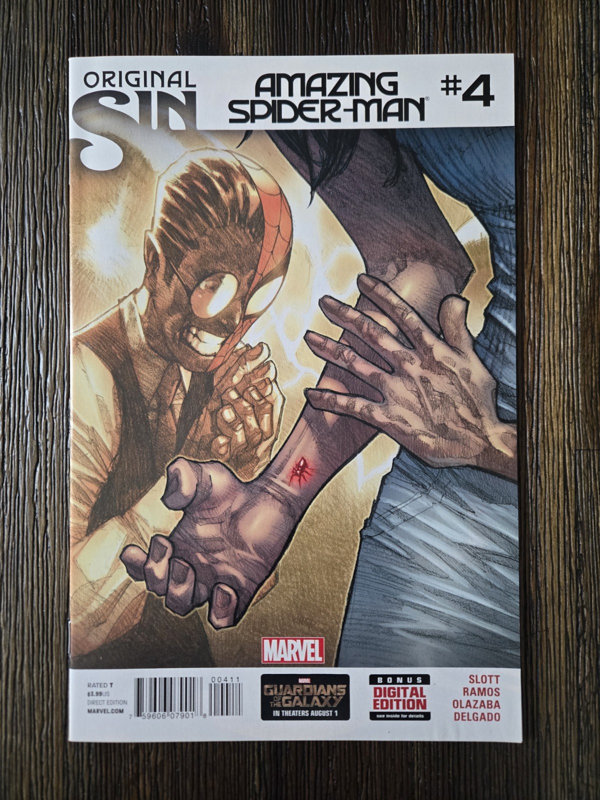 Amazing Spider-Man# 4 Original Sin| 1st Appearance Cindy Moon Silk | Marvel 2014