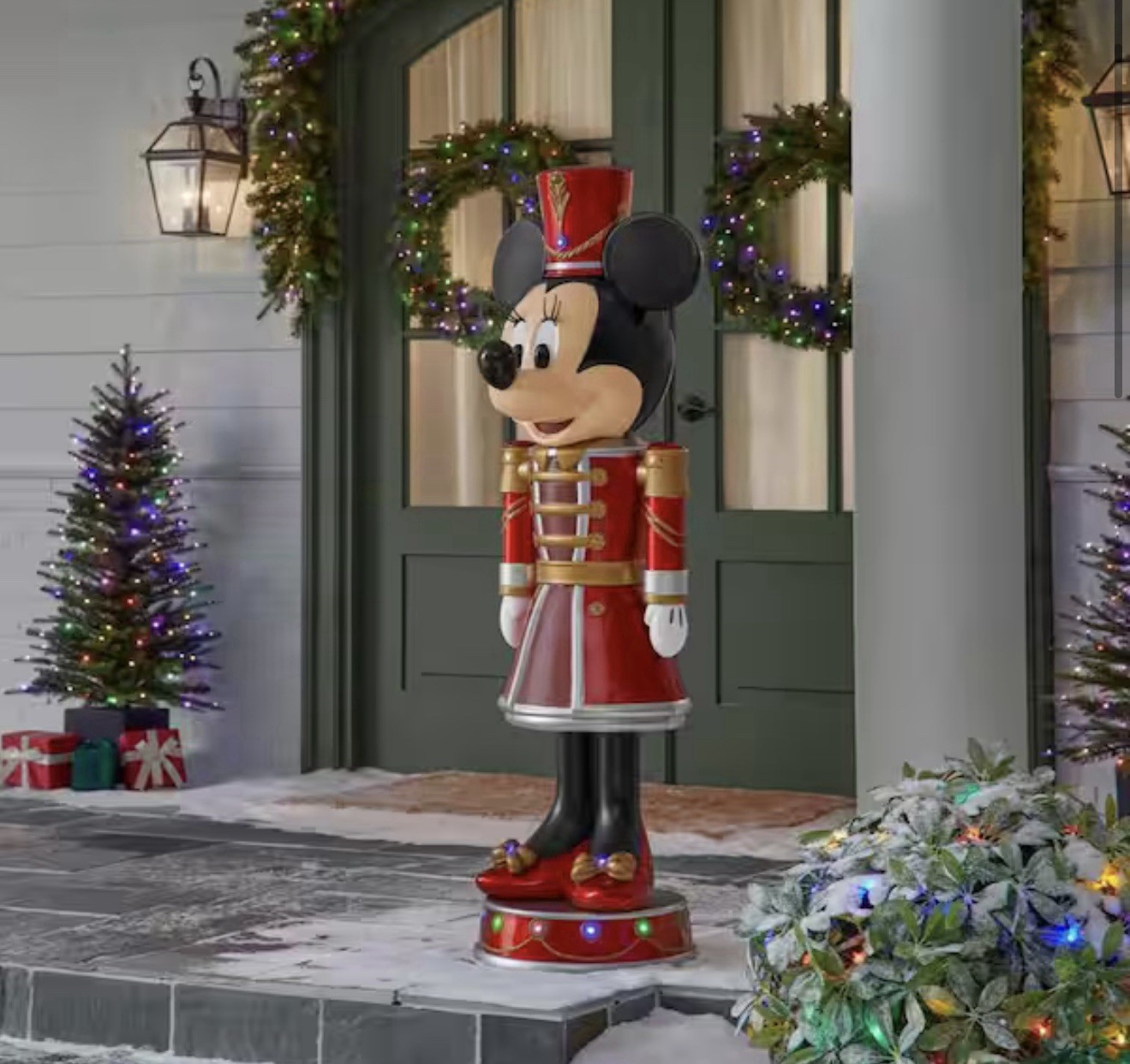 Disney 5Ft LED HOLIDAY MINNIE MOUSE NUTCRACKER NEW SEALED BOX 2025 Home Depot