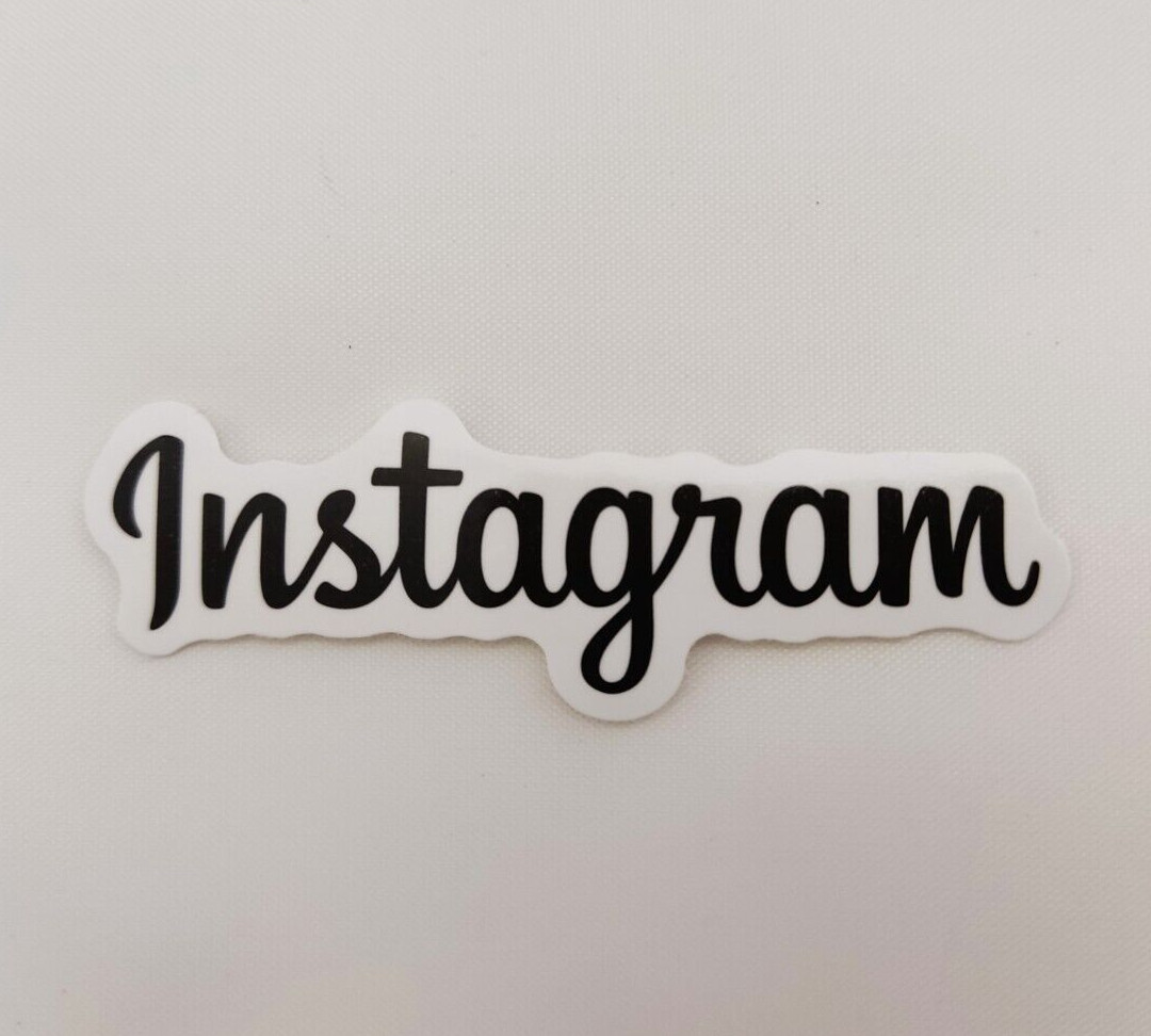 Instagram Waterproof Vinyl Logo Decal Sticker 2.4\