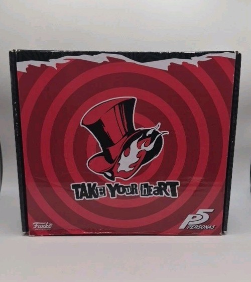 Funko Gamestop Persona 5 Take Your Heart Box, Only Box And Funko Pops