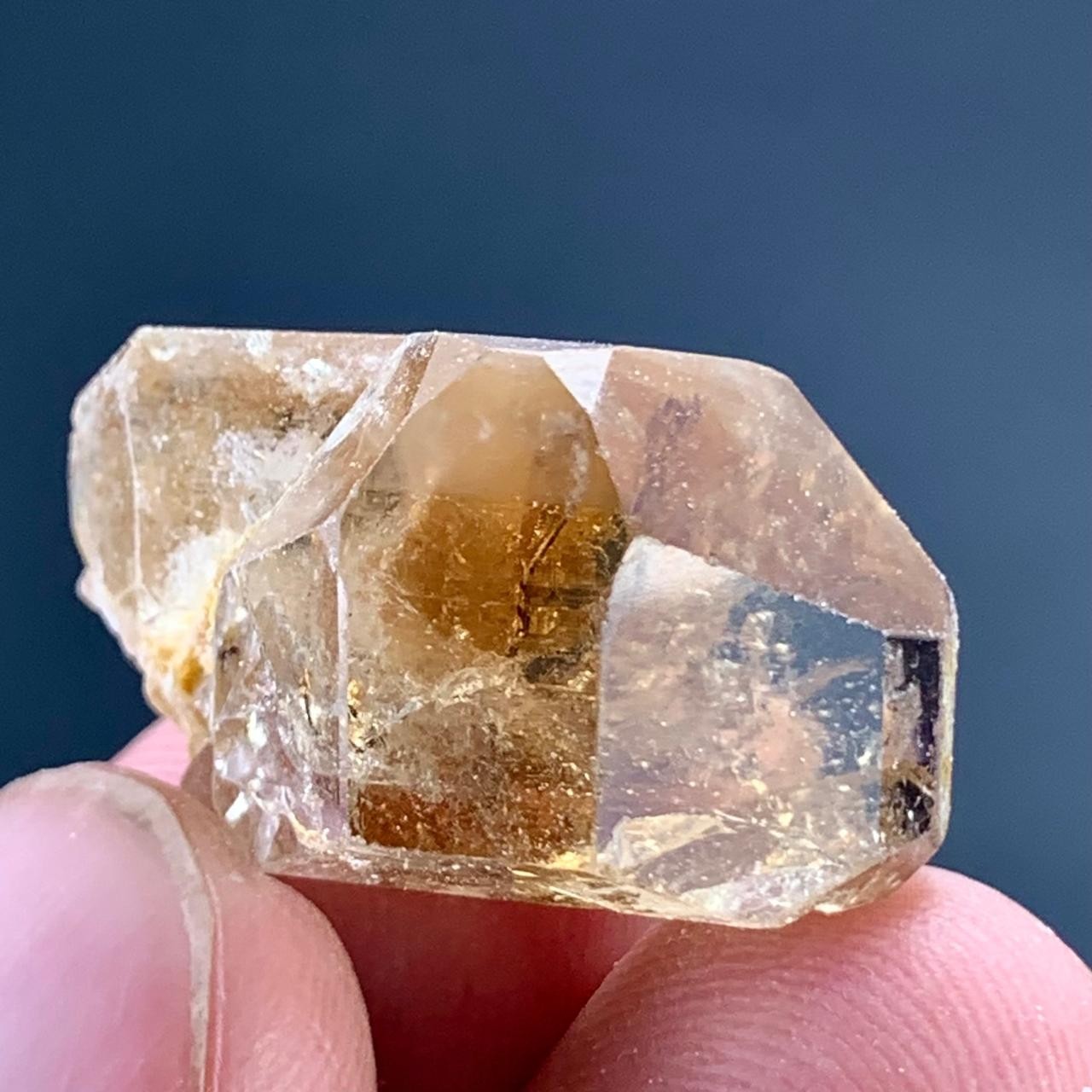 44 Cts Terminated Natural Topaz Crystal From Pakistan