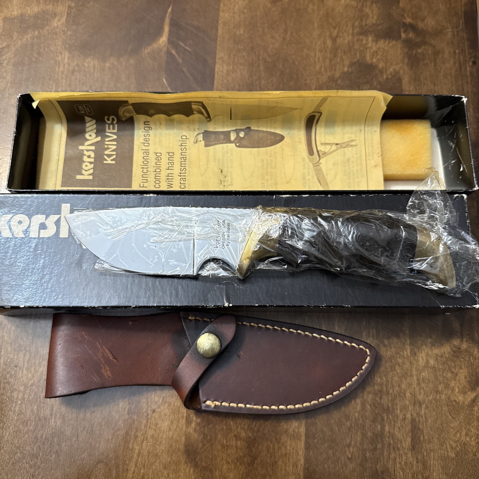 KERSHAW Model 1032 Skinner Outdoor Knife Japan Original - UNUSED