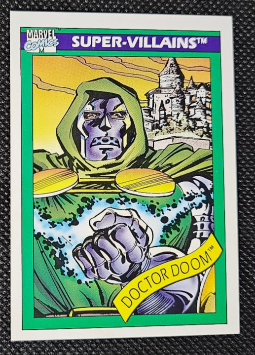 1990 IMPEL MARVEL UNIVERSE SERIES ONE DR. DOOM CARD #60