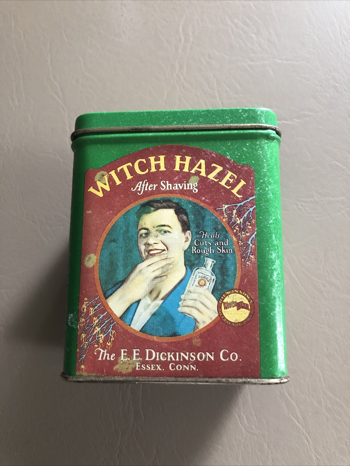 Vintage Dickenson\'s Witch Hazel Collectible Tin by Bristol Ware
