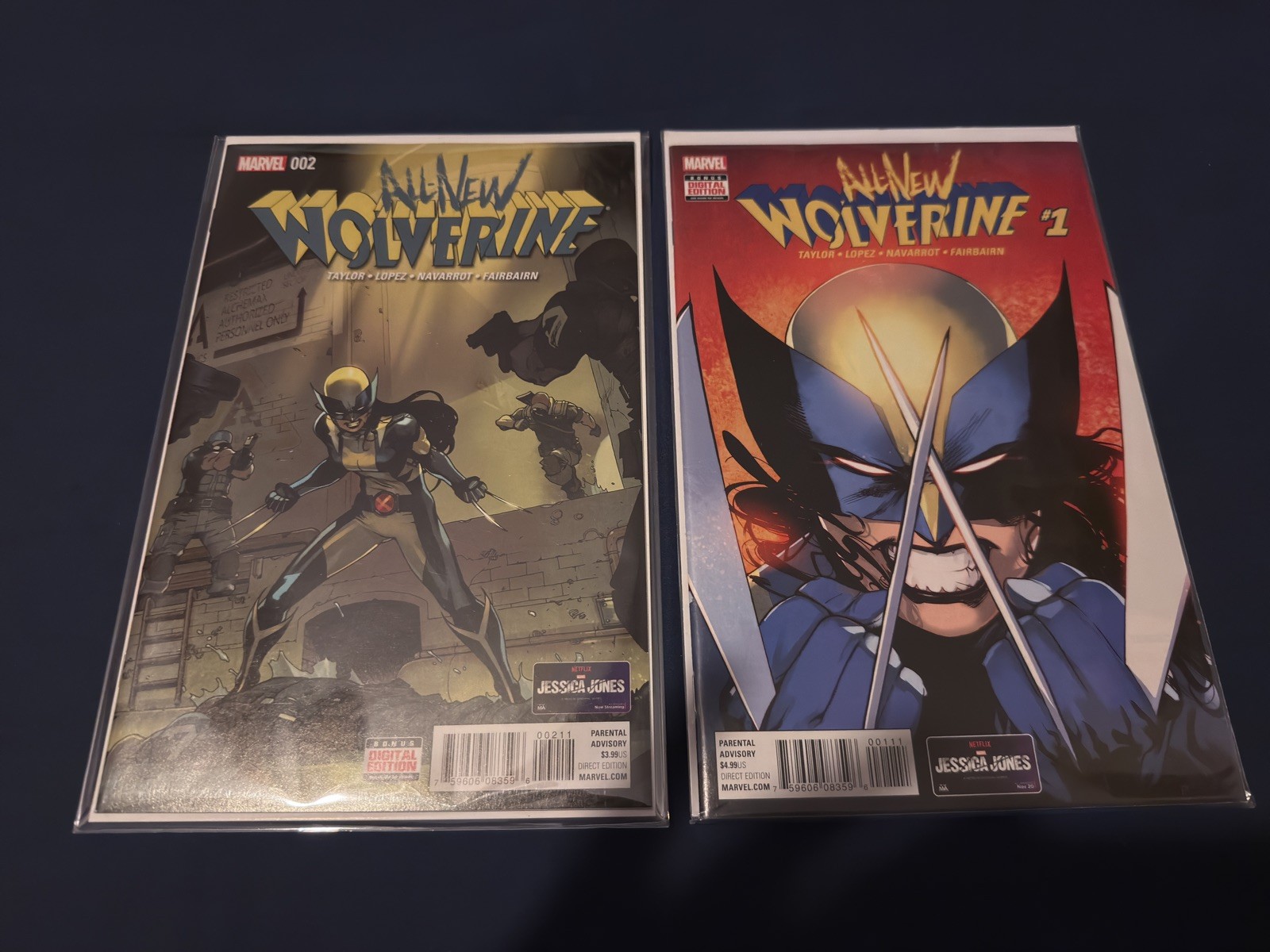 All-New Wolverine #1 and #2 (2016) Honey Badger X-23 Marvel High Grade