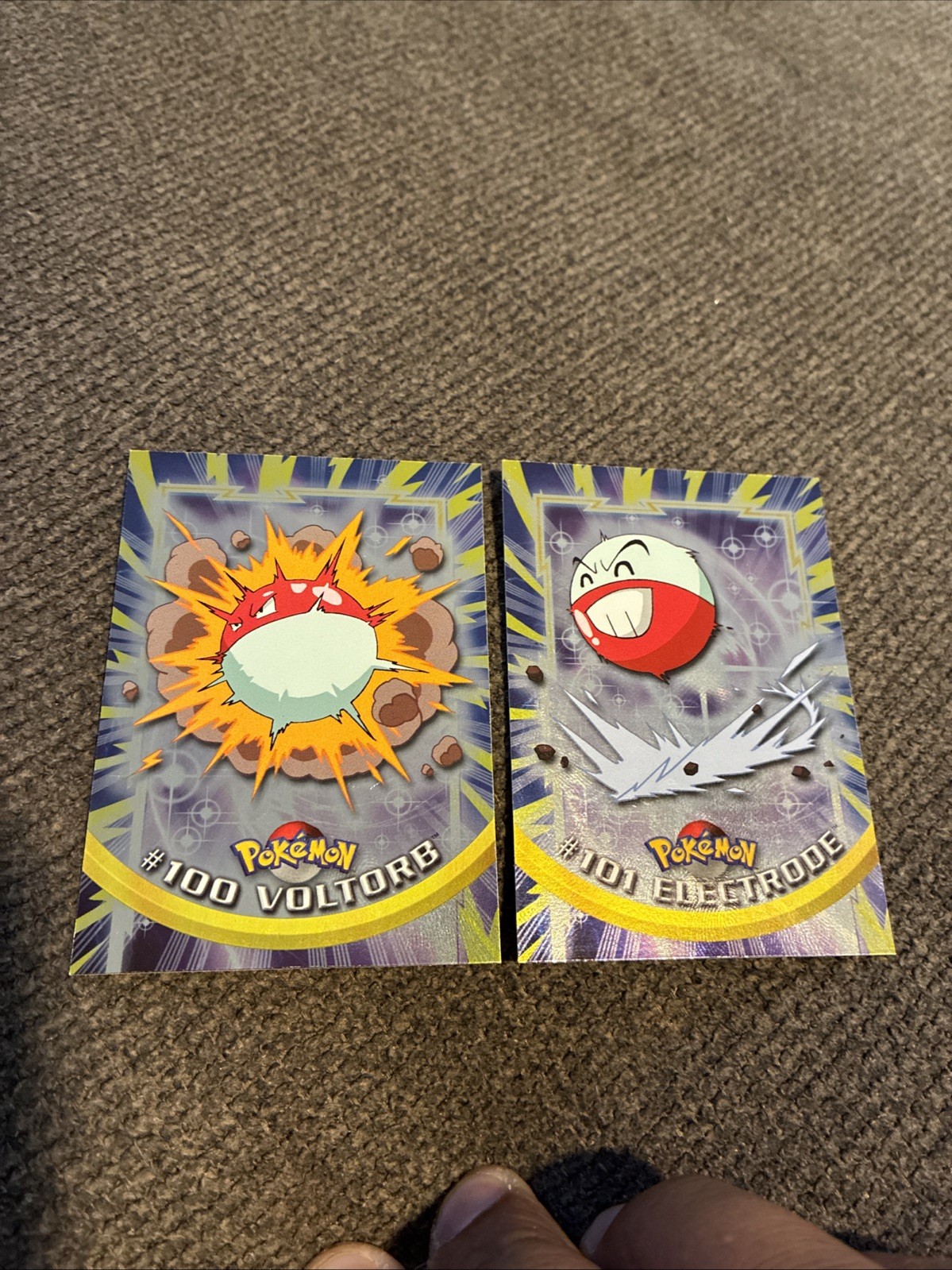 Topps Chrome Pokémon #100 Voltorb & #101 Electrode 2-Card Trading Card Lot