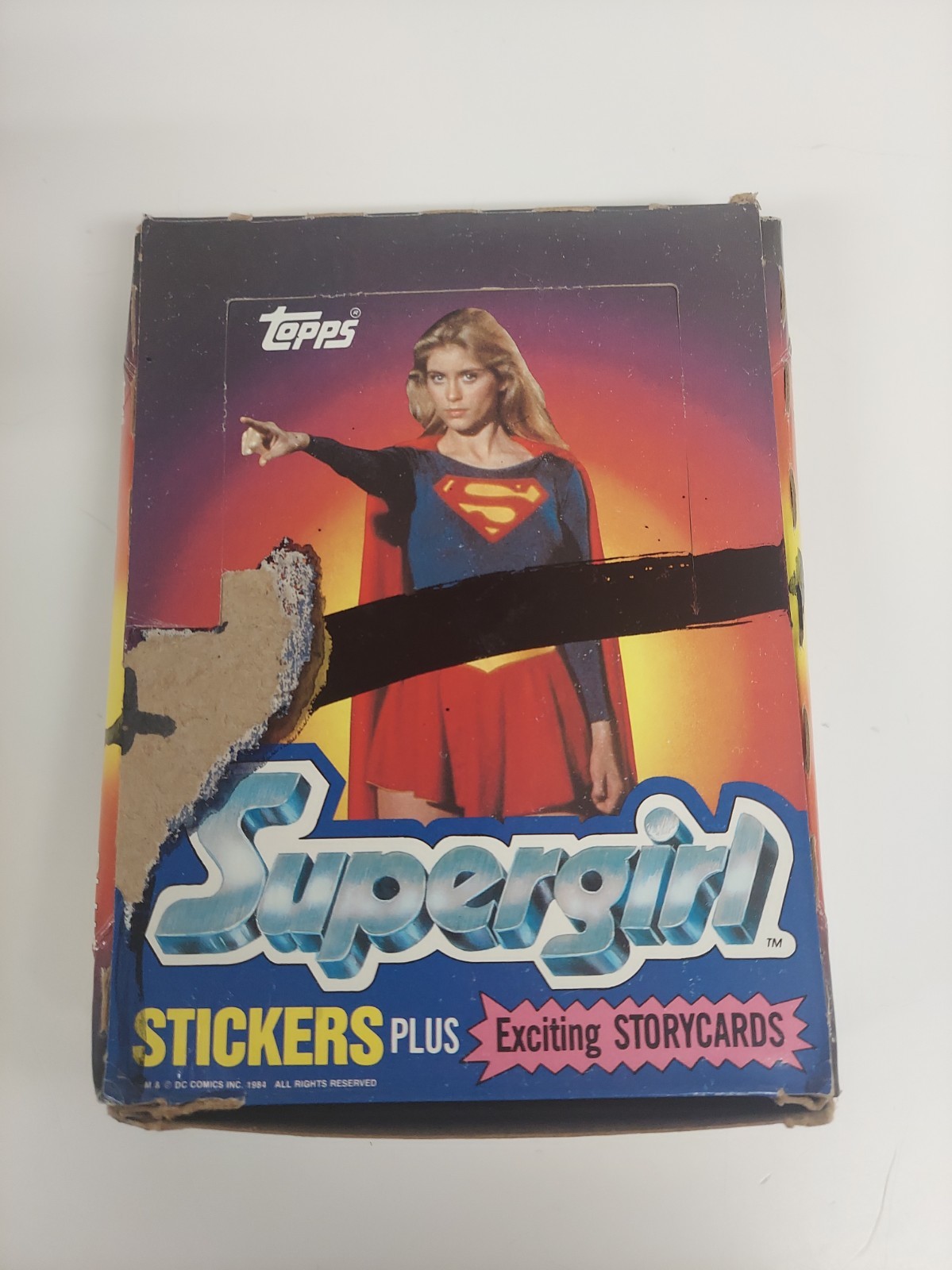 1984 Supergirl Box 36 Packs Little Off-Grade