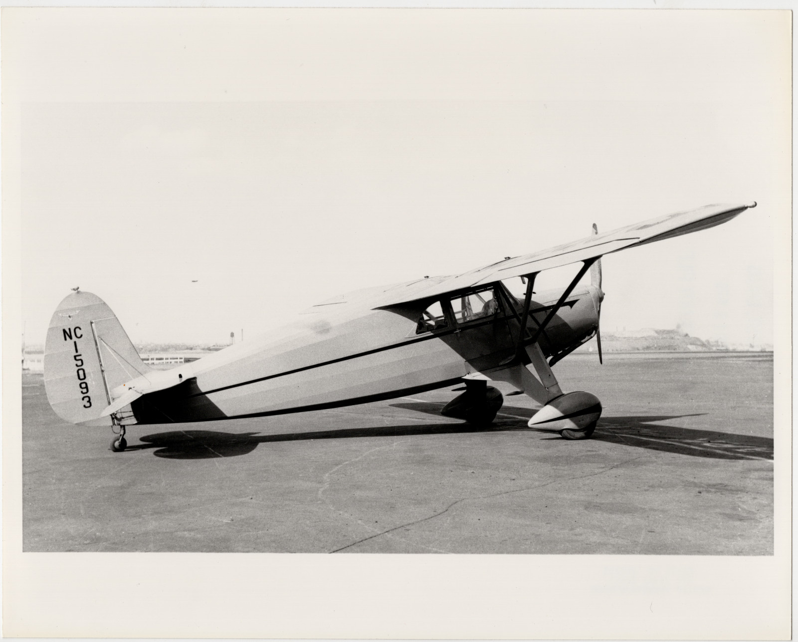 Fairchild 24 NC15093 Vintage Airplane Photo 8x10 — Bird on the Tail, 1930s