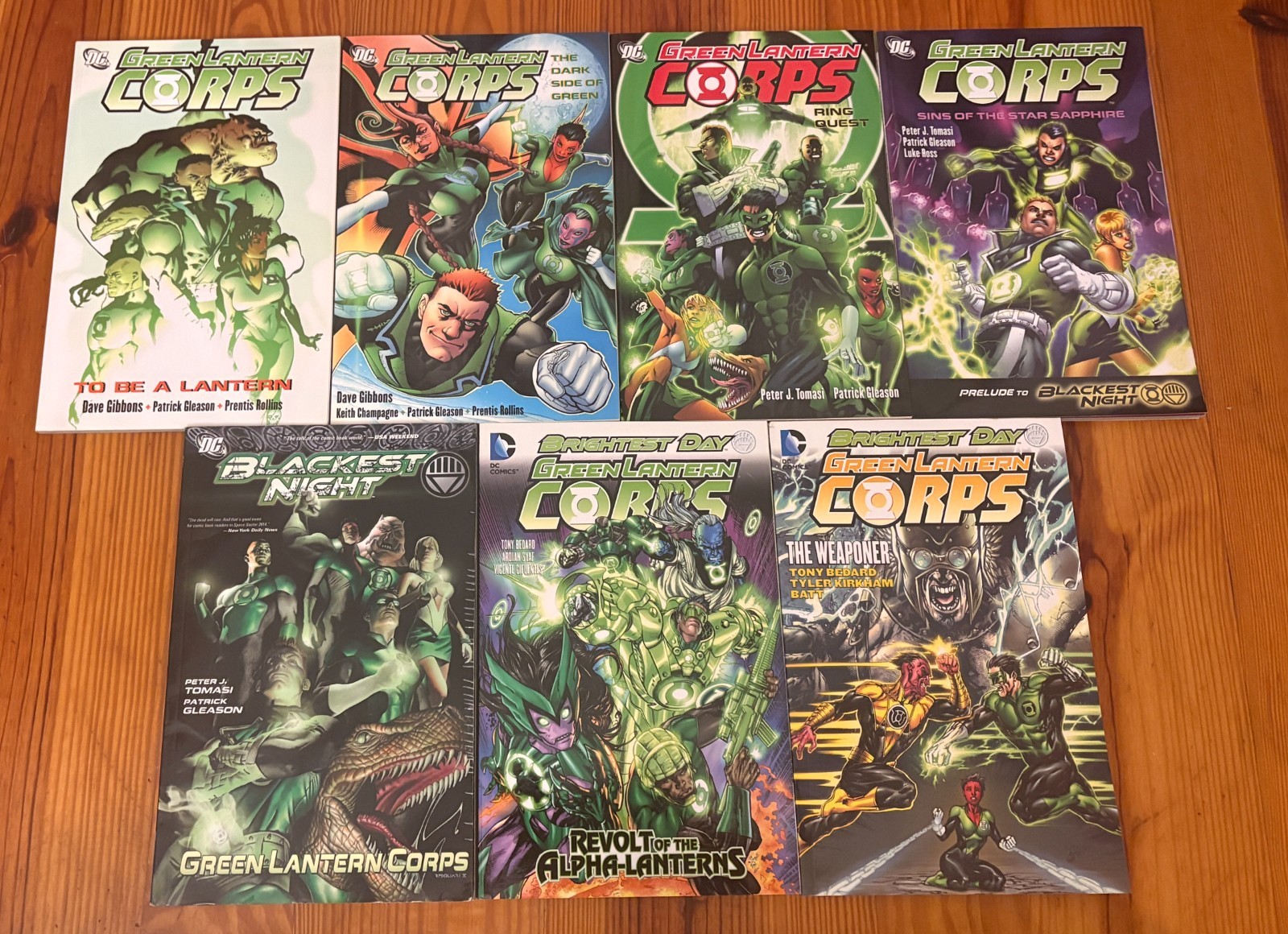 Green Lantern Corps 7 TPB Lot (DC Comics) VERY GOOD & RARE