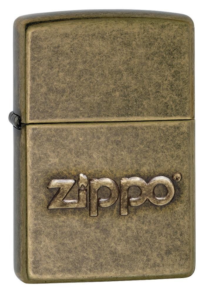 Zippo 28994, Classic Antique Brass Finish Lighter, Stamped, Full Size