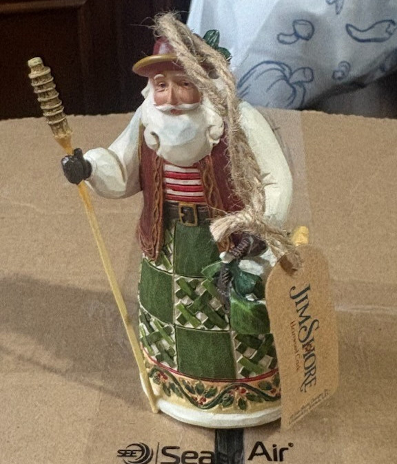 Jim Shore Heartwood Creek Italian Santa Hanging Ornament 4022944 NEW NO BOX