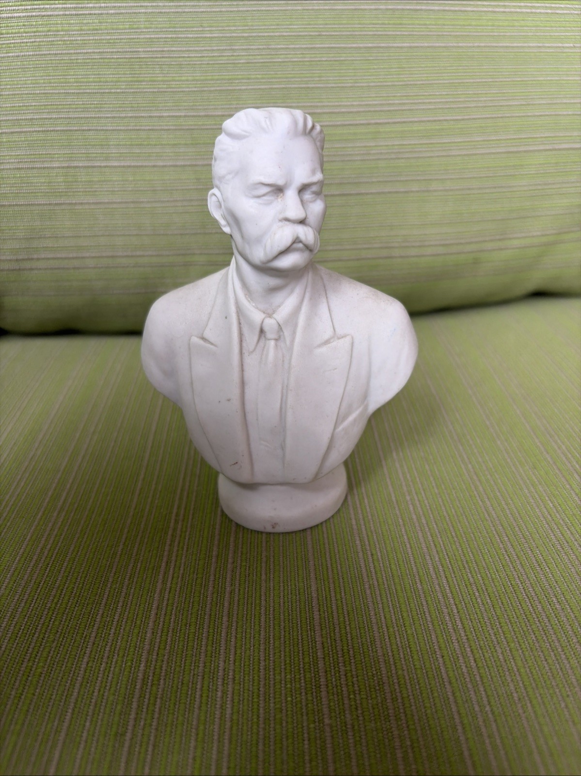 RARE STATUE BUST FIGURINE Soviet USSR CCCP LFZ Porcelain Maksim Gorky Sculpture