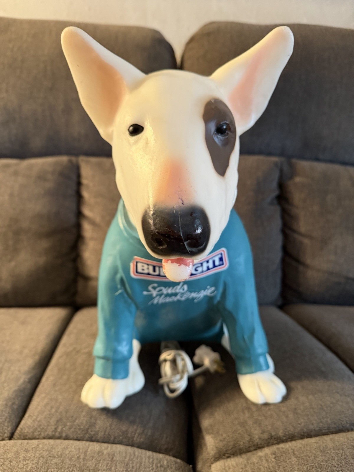 Vintage 1986 Spuds MacKenzie Budweiser Bud Light Blow Mold