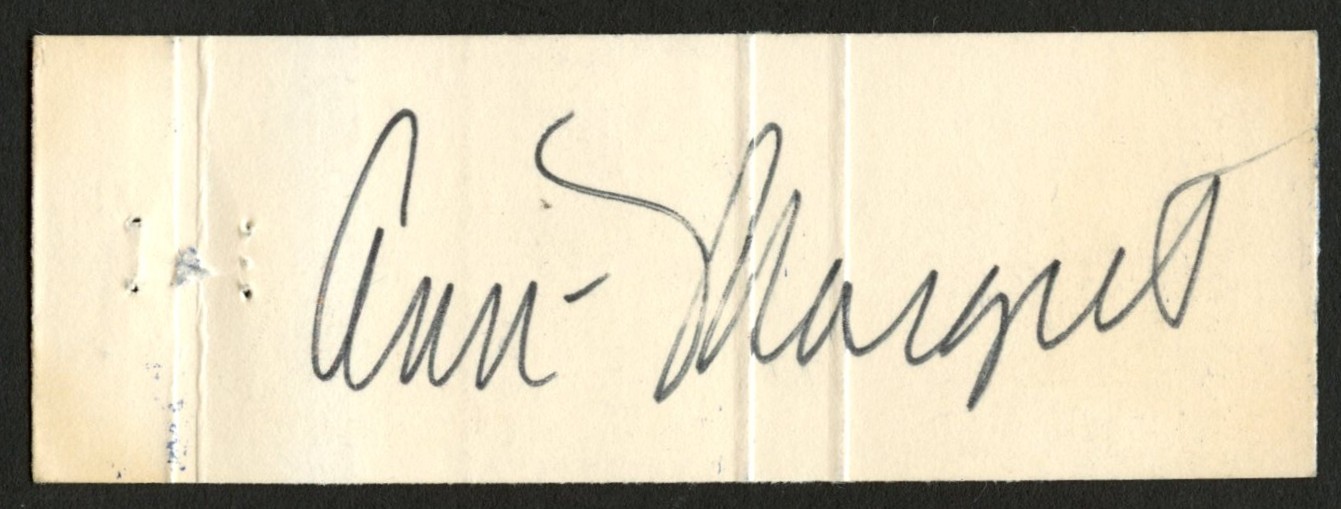 Ann-Margret signed autograph Matchbook Cover Actress Dancer PSA Stickered
